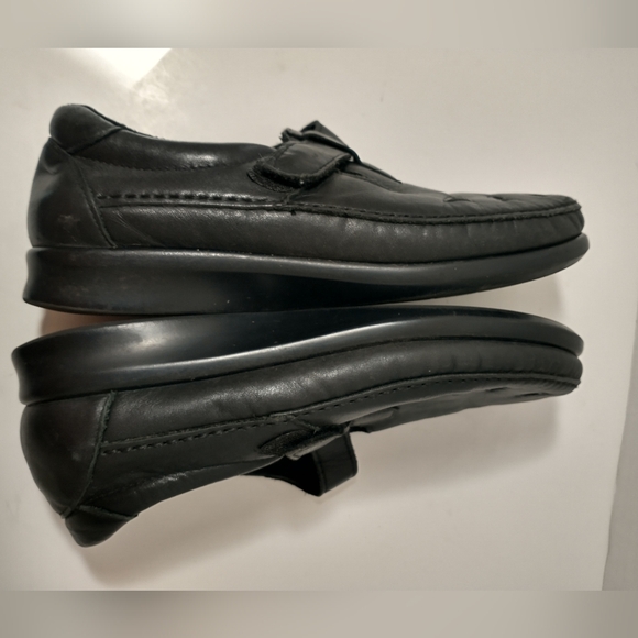 SAS Leather Roamer Slip On Loafer, Black Size 9WW, Comfort, Support, Adjustable - Picture 7 of 12
